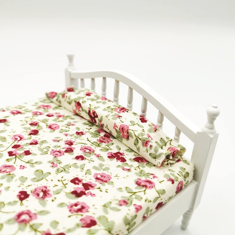 SXFSE Dollhouse Decoration Accessories, Mini Dollhouse Furniture Bed Room Pretend Play Toy - Image 2